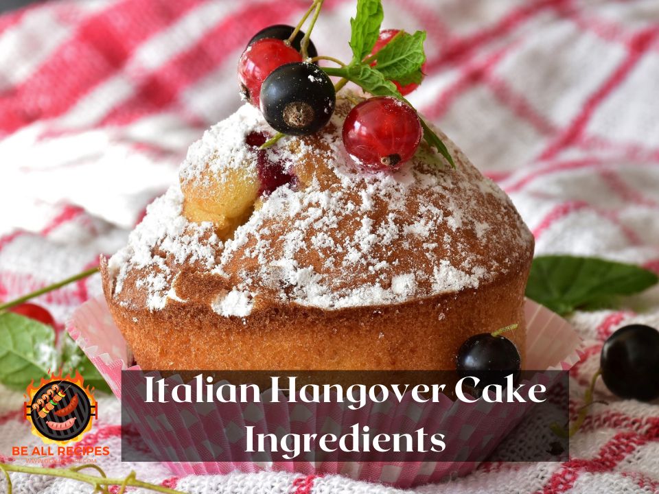 Italian Hangover Cake Ingredients