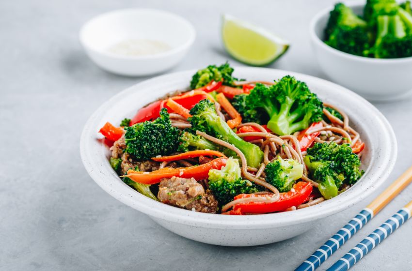  Beef Stir-Fry with Broccoli and Bell Peppers